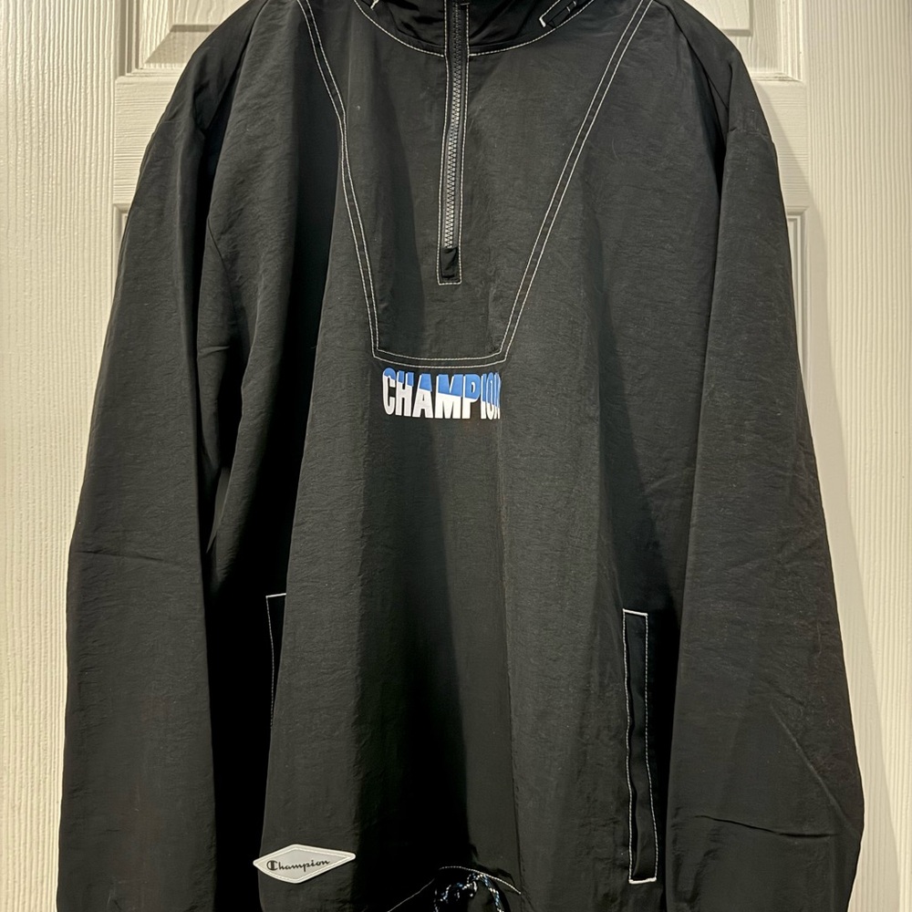 Champion Black Pullover Jacket